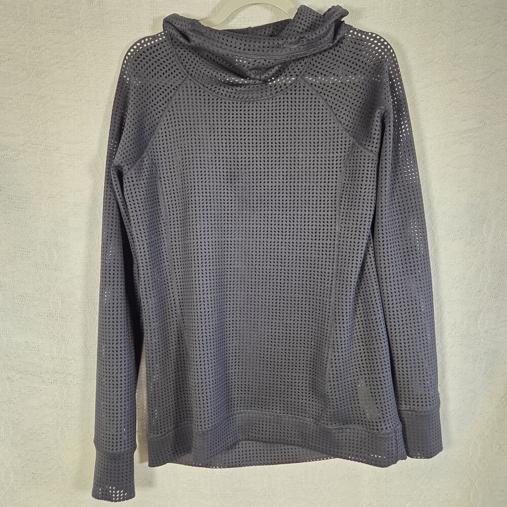 CALIA Carrie Underwood Mesh Hoodie Pullover Sz M Black Athletic Lightweight Top